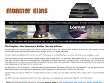 Tablet Screenshot of monstermats.com